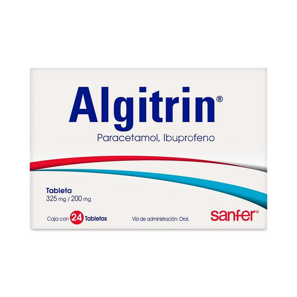 ALGITRIN PARACETAMOL/IBUPROFENO 325/150 mg 24 tabs