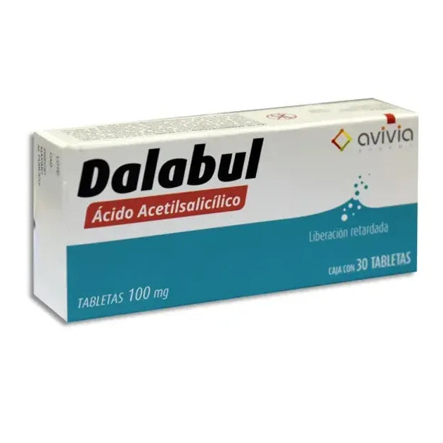 DALABUL ÁCIDO ACETILSALICÍLICO 100 mg 30 tabs