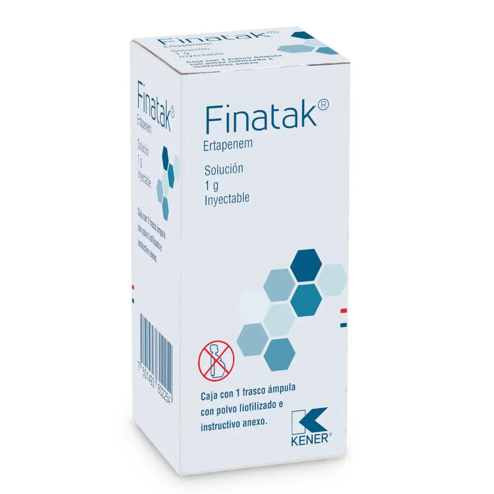 FINITAK ERTAPENEM SOL INY. 1 g