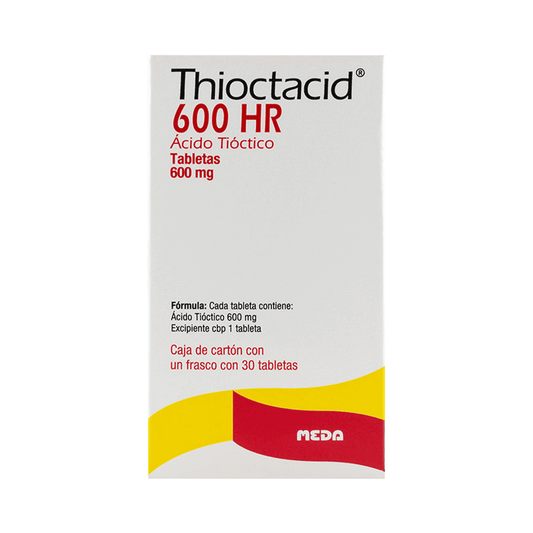 THIOCTACID ÁCIDO TIÓCTICO 600 mg 30 tabs
