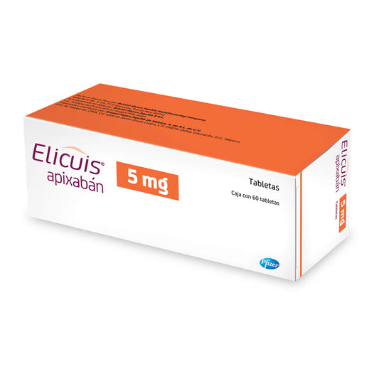 ELICUIS APIXABÁN 5 mg 60 tabs
