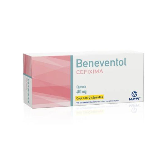BENEVENTOL CEFIXIMA 400 mg c/6 caps