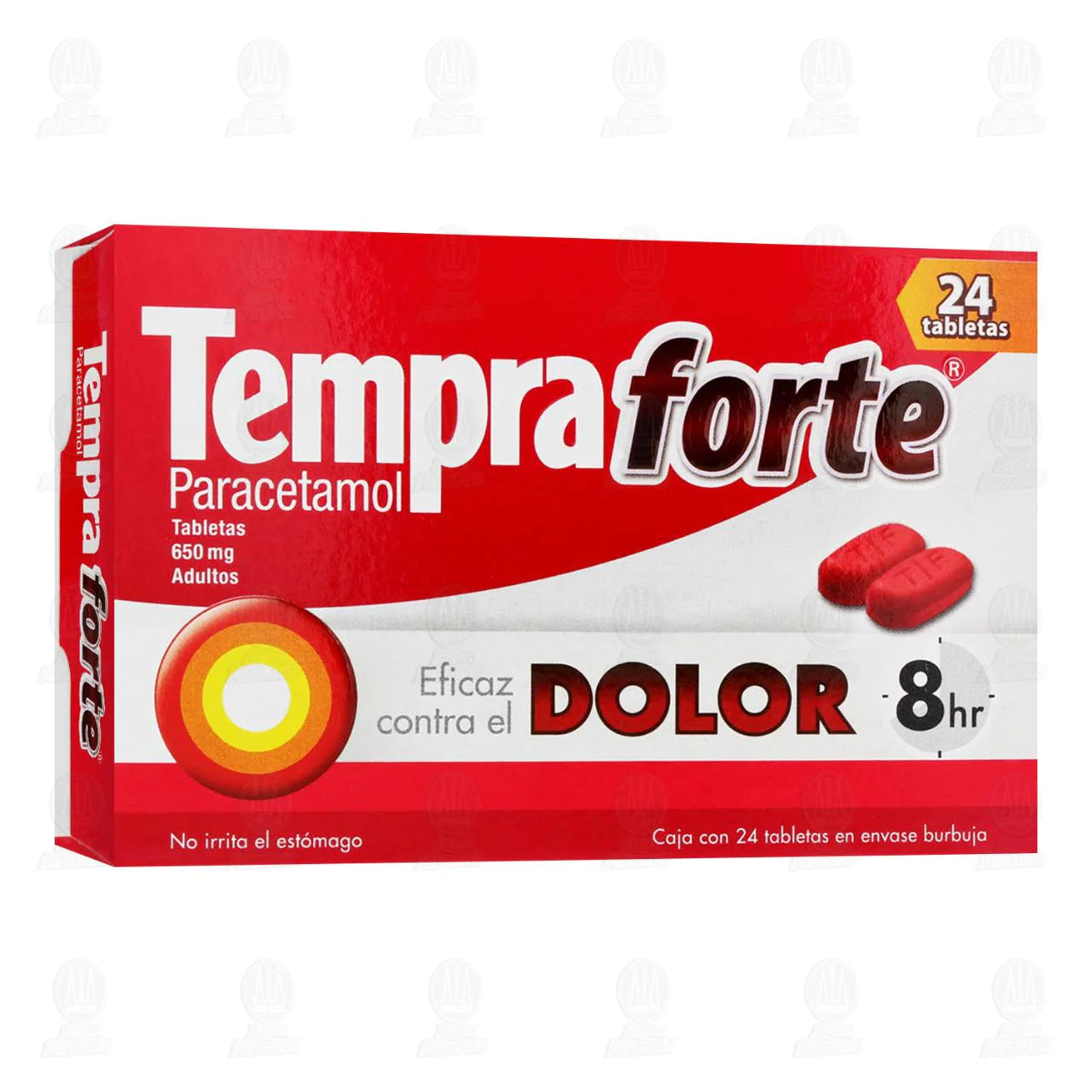 TEMPRA FORTE PARACETAMOL 650 mg c/24 tabs