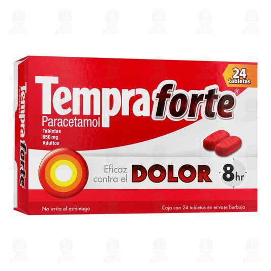 TEMPRA FORTE PARACETAMOL 650 mg c/24 tabs
