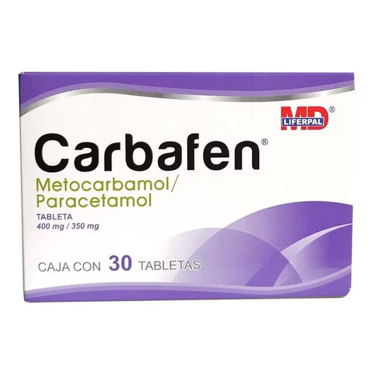 CARBAFEN PARACETAMOL/METOCARBAMOL 400/350 mg 30 tabs