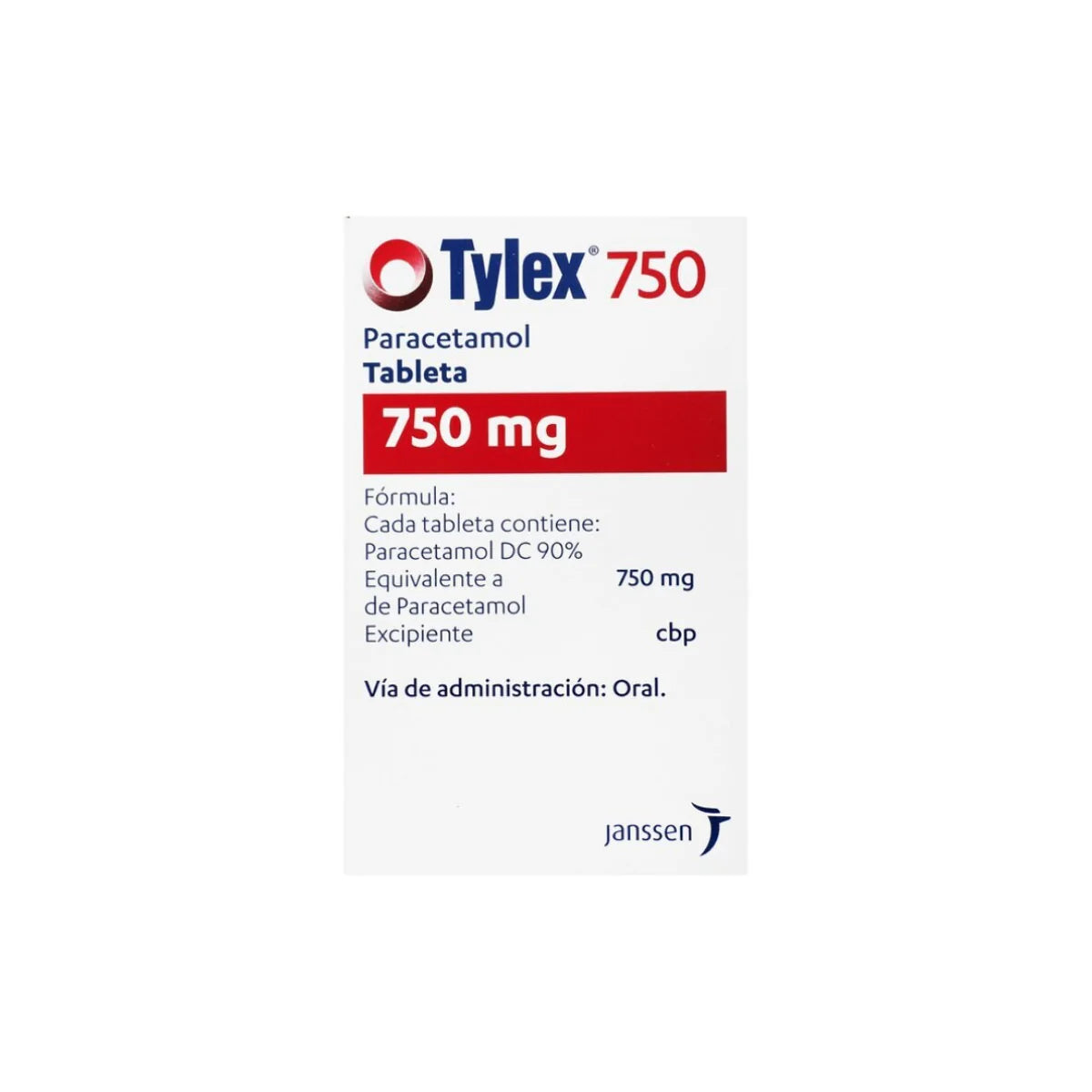 TYLEX PARACETAMOL 750 mg 20 tabs